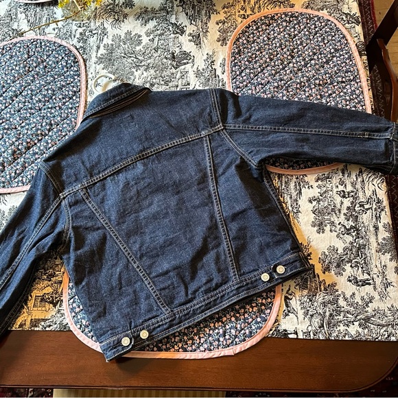 Vintage cropped GAP jean jacket, cropped sleeves - Picture 3 of 5